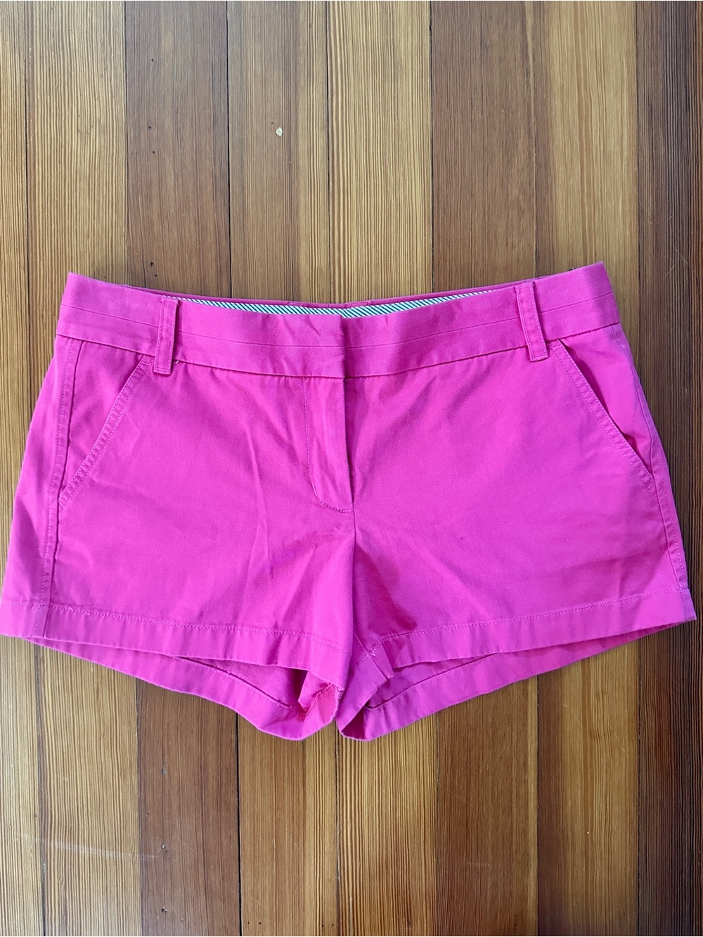 J. Crew Hot Pink Women’s Cotton Chino Shorts Size 10